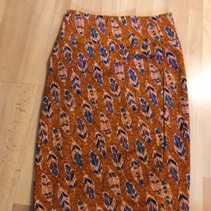 Lularoe Cassie dress with feathers